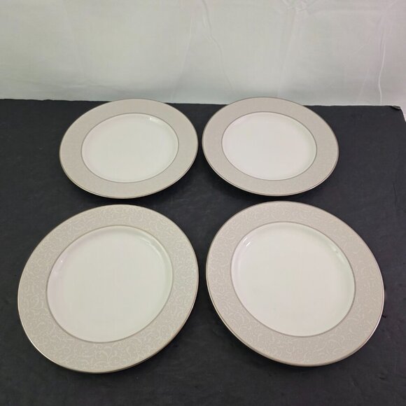Mikasa PARCHMENT L3438 Fine China 8 ¼” Salad Luncheon Plates – Set of 4 - Picture 12 of 16